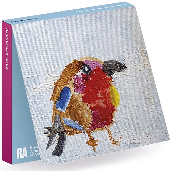 Cressida (Age 5) Robin Box of 10 Christmas Cards