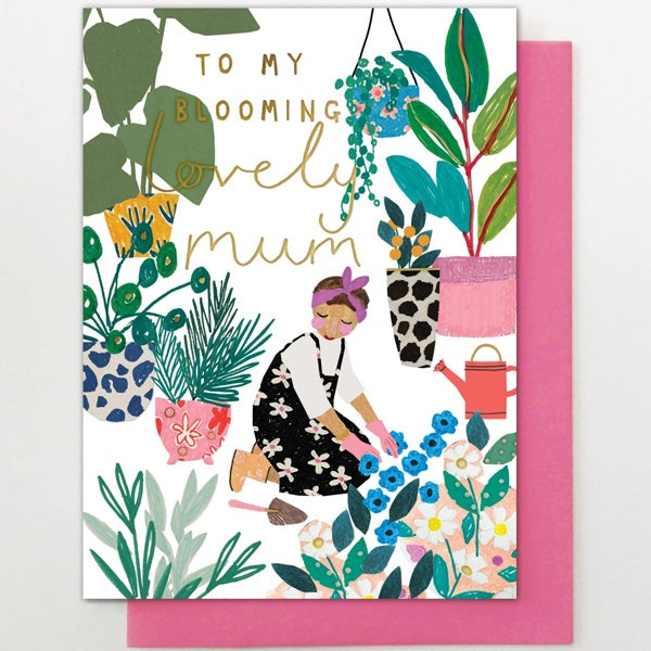To My Blooming Lovely Mum Card