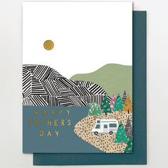 Happy Father's Day Camping Card