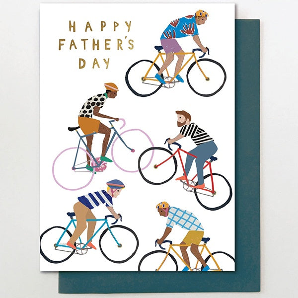 Happy Father's Day Cycling Card