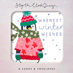 Winter Wishes Penguin Card Pack