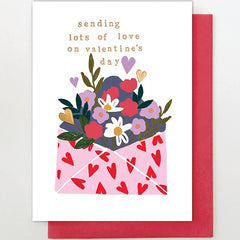Sending Lots Of Love On Valentine's Day Card