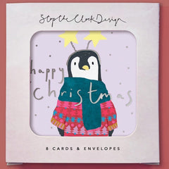 Penguin Happy Christmas Card Pack