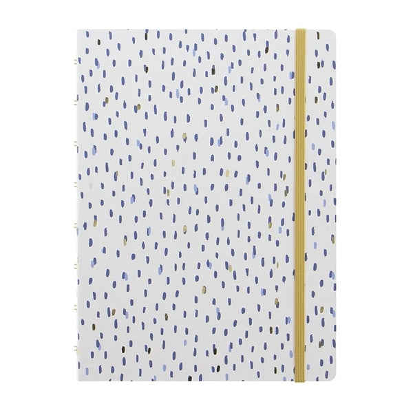 Filofax Patterns A5 Indigo Rain Refillable Notebook
