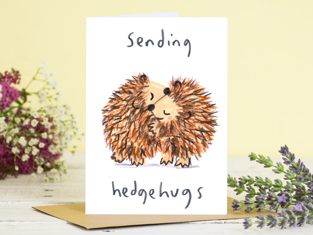 Sending Hedgehugs Card