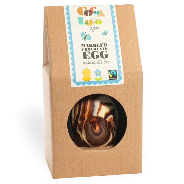 Marbled Chocolate Easter Egg