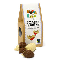 Milk and White Chocolate Robins