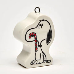 Peanuts Christmas Ornament Snoopy with a Candy Cane