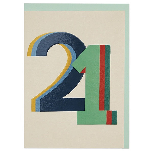 Age 21 Card