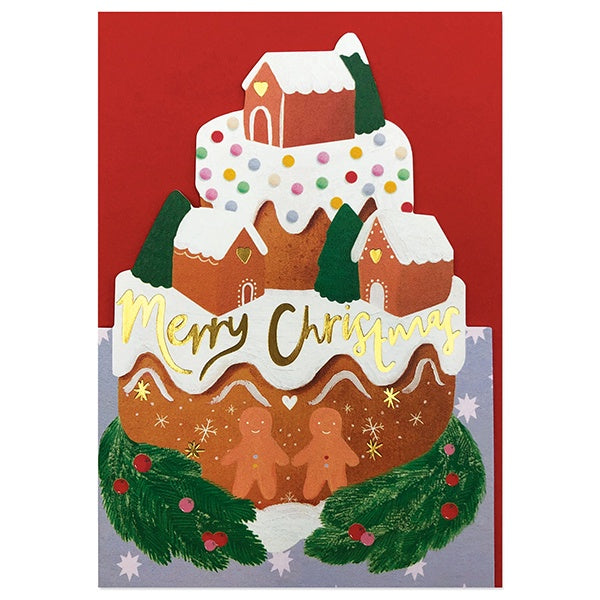 Gingerbread Cake Christmas Card