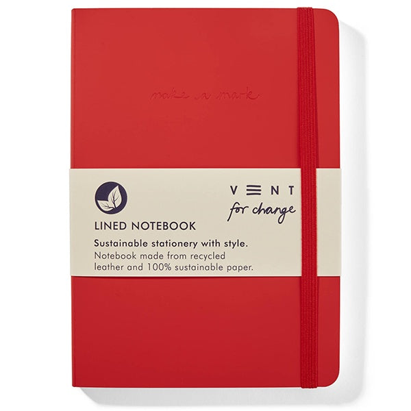 Make A Mark Notebook Red A5