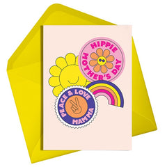 Hippie Mothers Day Card