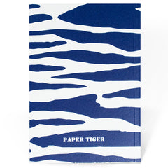 Paper Tiger Saltire Blue A6 Lined Notebook