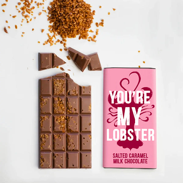 You're My Lobster Salted Caramel Milk Chocolate Bar