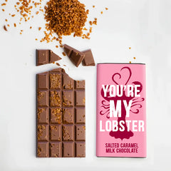 You're My Lobster Salted Caramel Milk Chocolate Bar