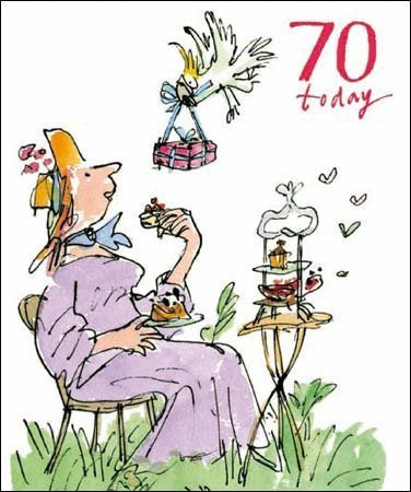 70 Today Quentin Blake Birthday Card for her