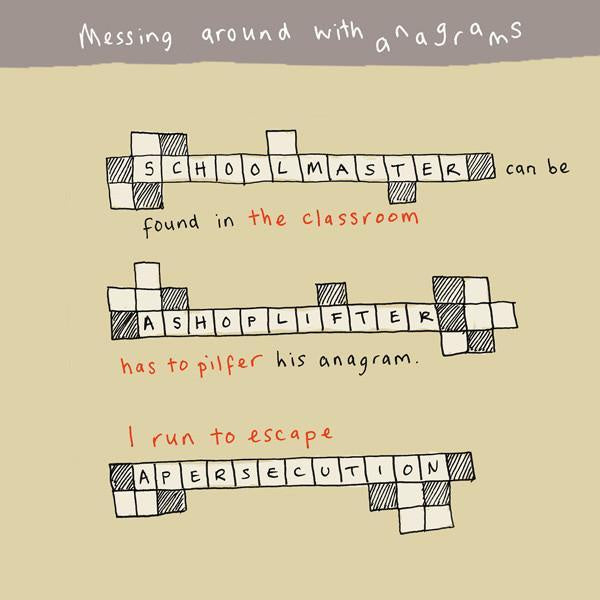 Anagrams Blank Card