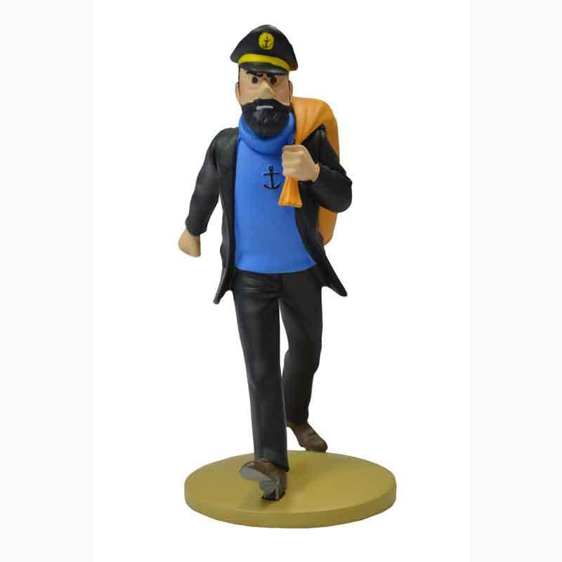 Tintin Figure Haddock With Duffle Bag 12cm