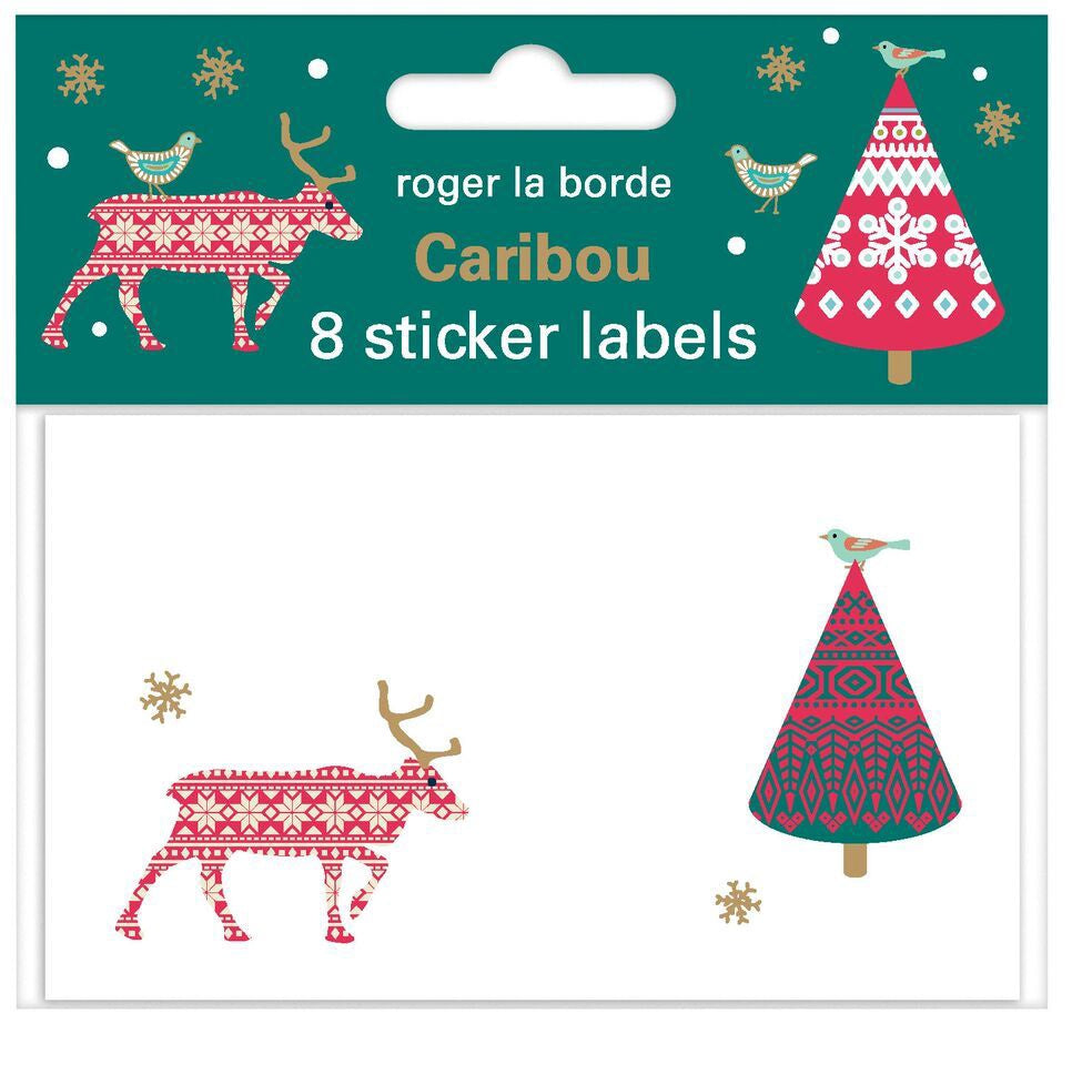 Caribou Sticker Labels