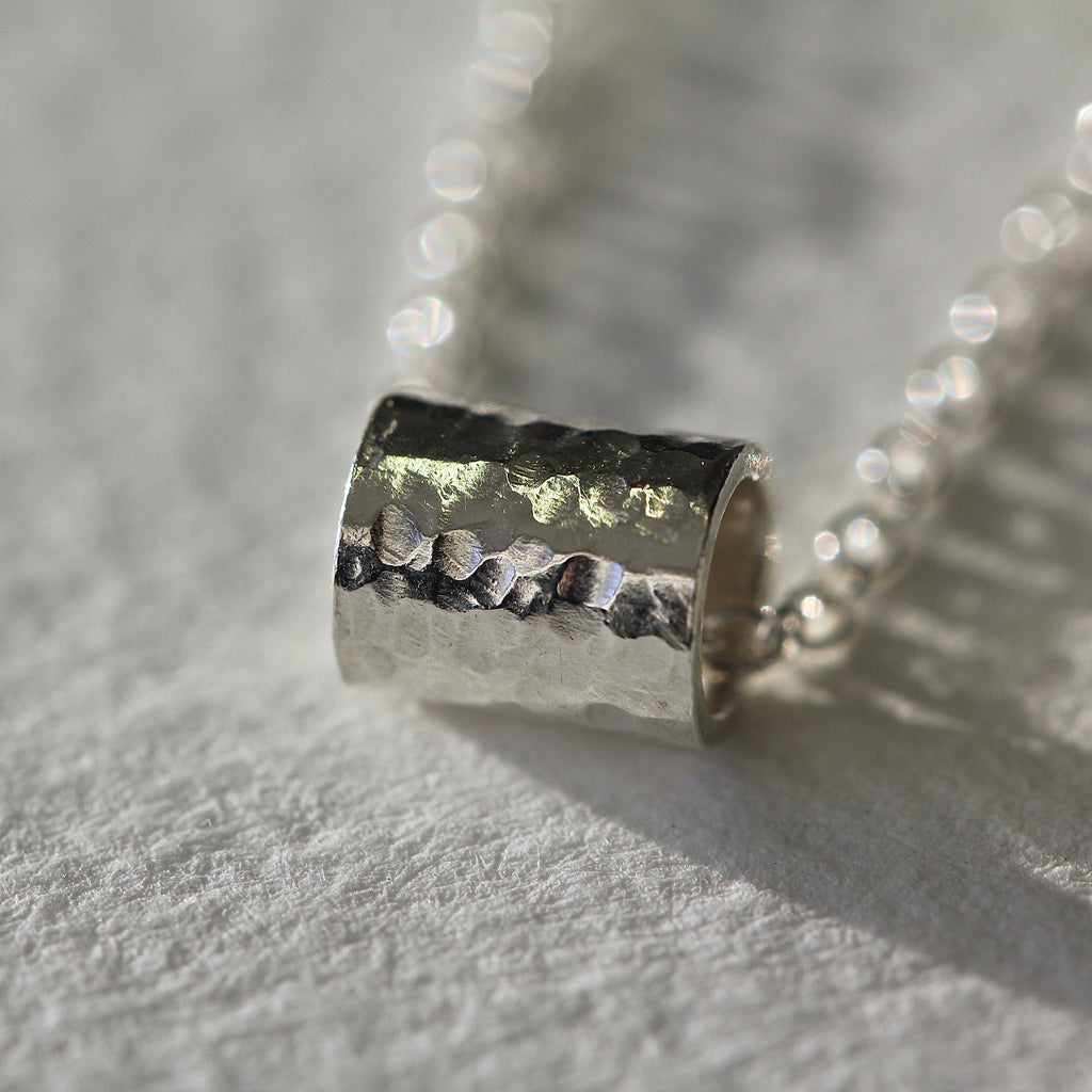 Mia Textured Tube Necklace