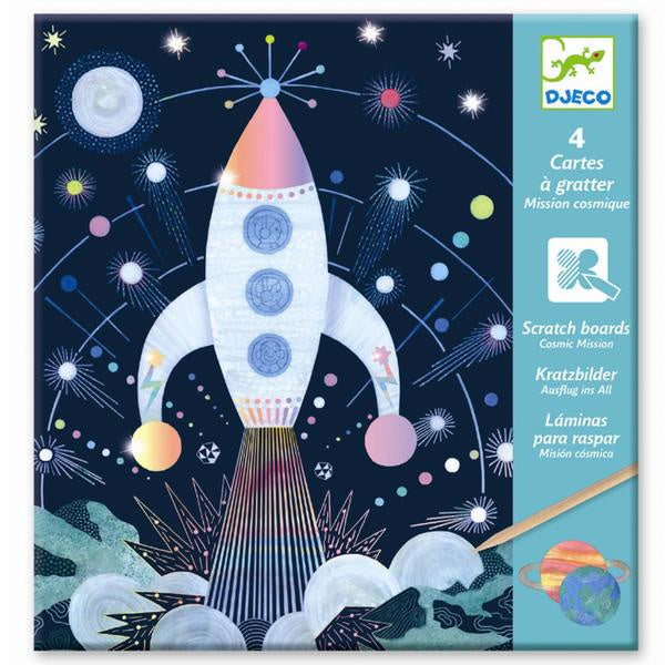 Cosmic Mission Scratch Boards