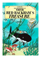Red Rackham’s Treasure Tintin Postcard
