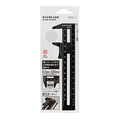 Black Thickness Slide Ruler