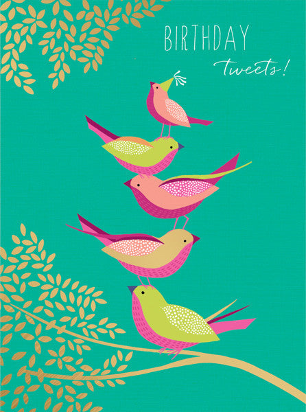 Birthday Tweets Card