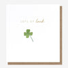 Lots of Luck Clover Card