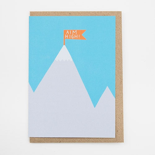 Aim High Mountains Card