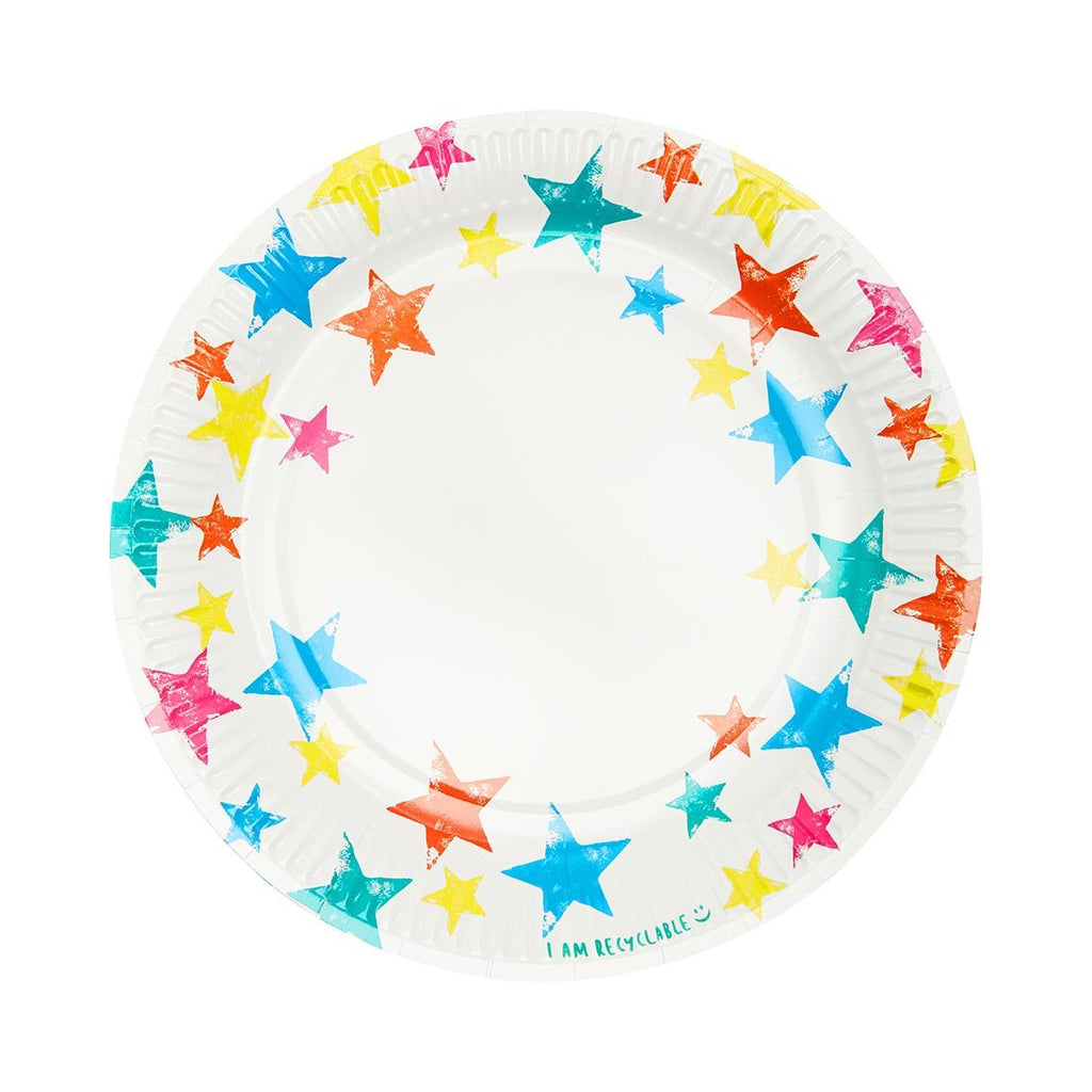 Eco Bright Star Paper Party Plates