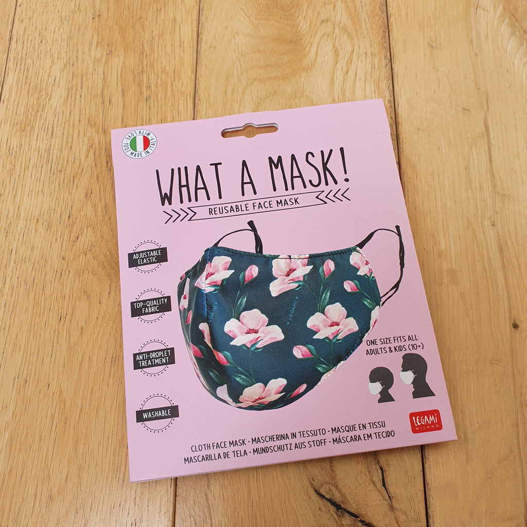 What A Mask! Reusable Face Mask - Floral Design