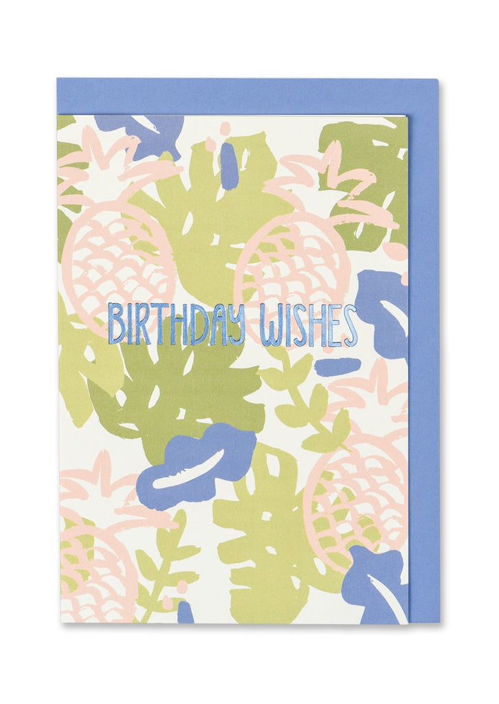 Birthday Wishes Floral Card
