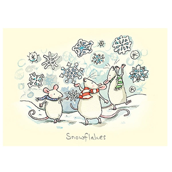 Snowflakes Christmas Card