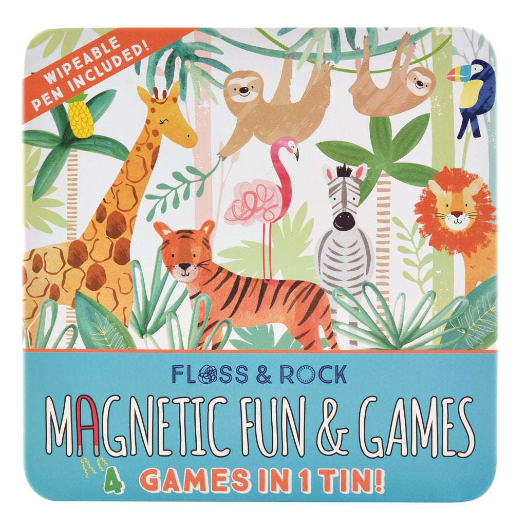 Jungle Magnetic Games Tin