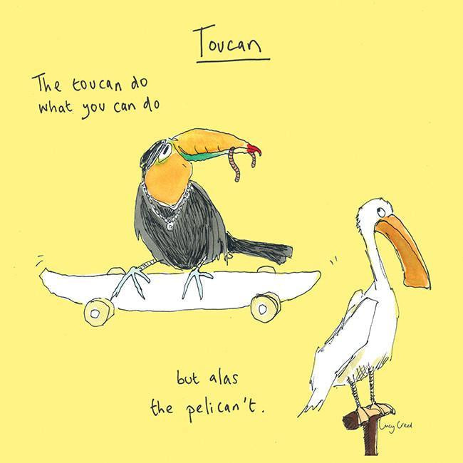 Toucan Do Pelican't Blank Card