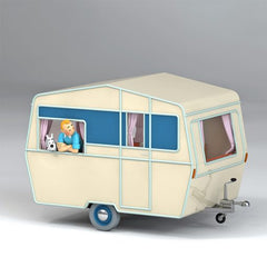 Tintin 1/24th Scale Caravan From The Black Island