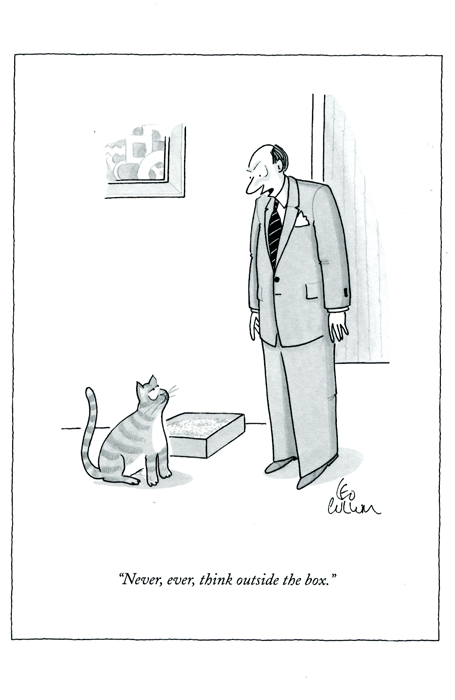 The New Yorker Never Think Outside The Box