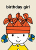 Dick Bruna Birthday Girl in Hat Card