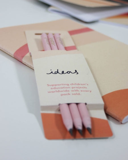Ideas Carnation Pack of 3 Pencils