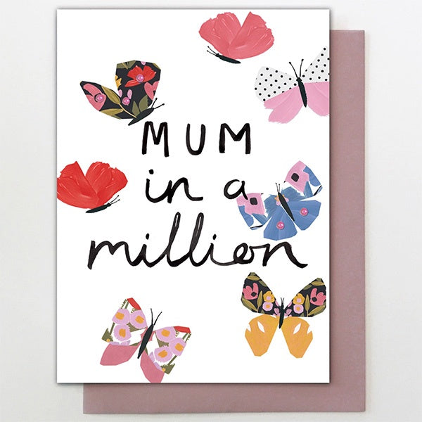 Mum In A Million Butterflies Card
