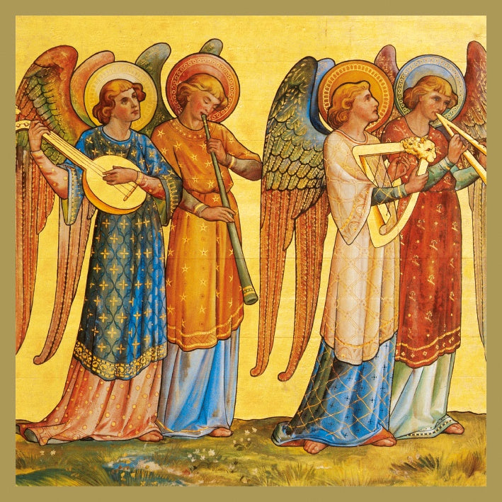 Angel Musicians Pack of 5 Christmas Cards