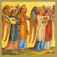 Angel Musicians Pack of 5 Christmas Cards