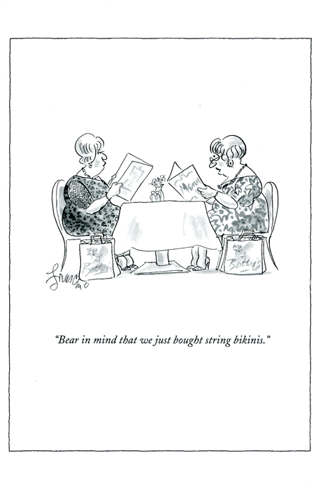 The New Yorker String Bikinis Card