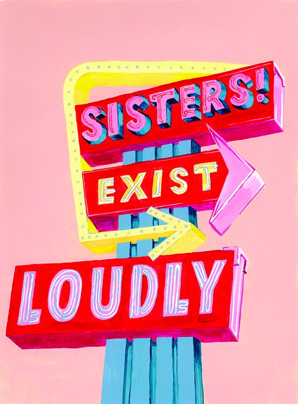 Exist Loudly Card