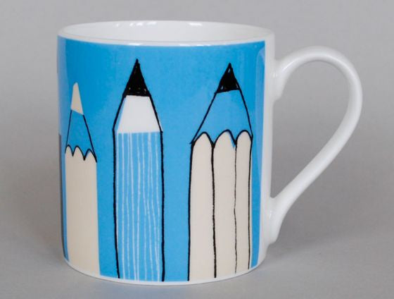 Turquoise Pencils Mug
