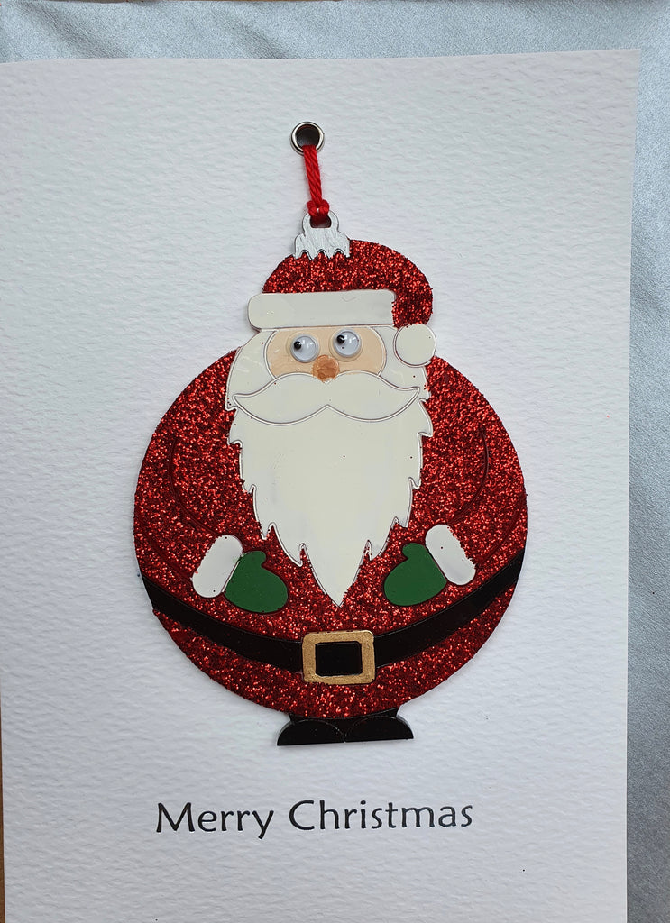 Santa Bauble Christmas Card