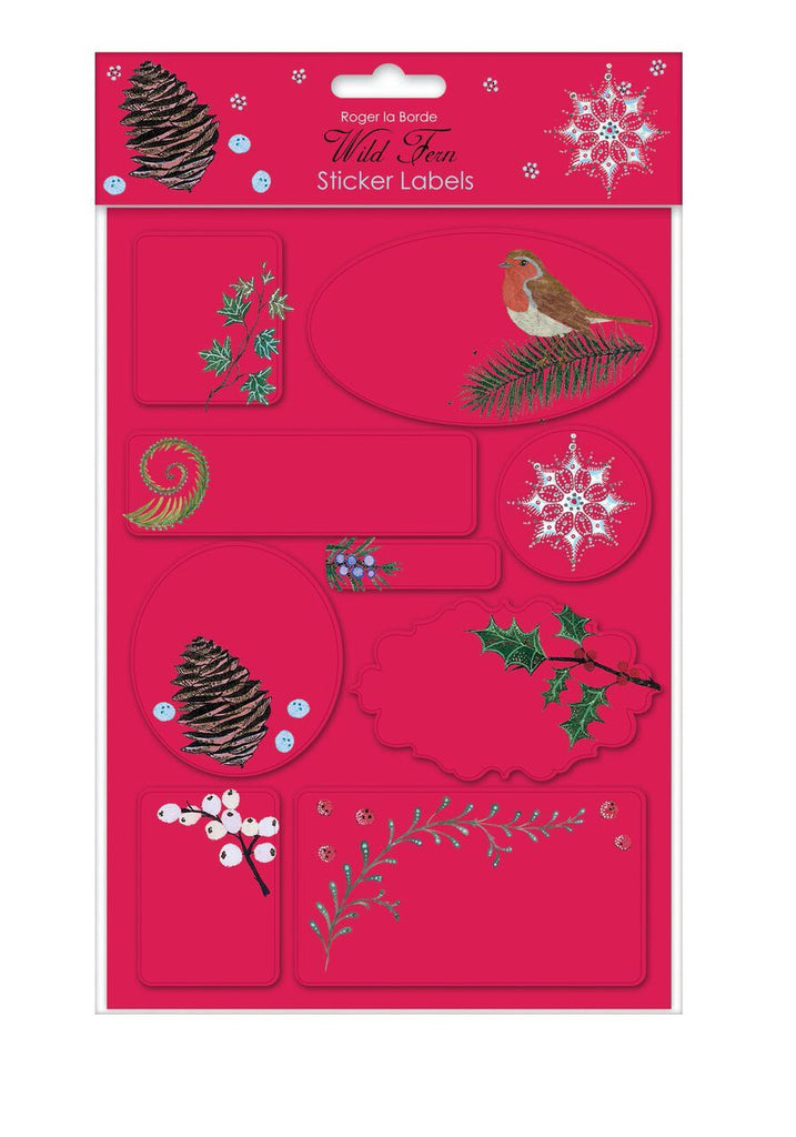 Wild Fern Sticker Labels