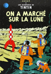 On a Marche Sur La Lune Tintin Postcard