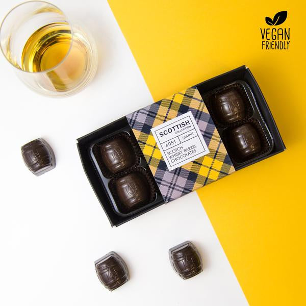 Scotch Whisky Dark Chocolate Squares Box Of 8